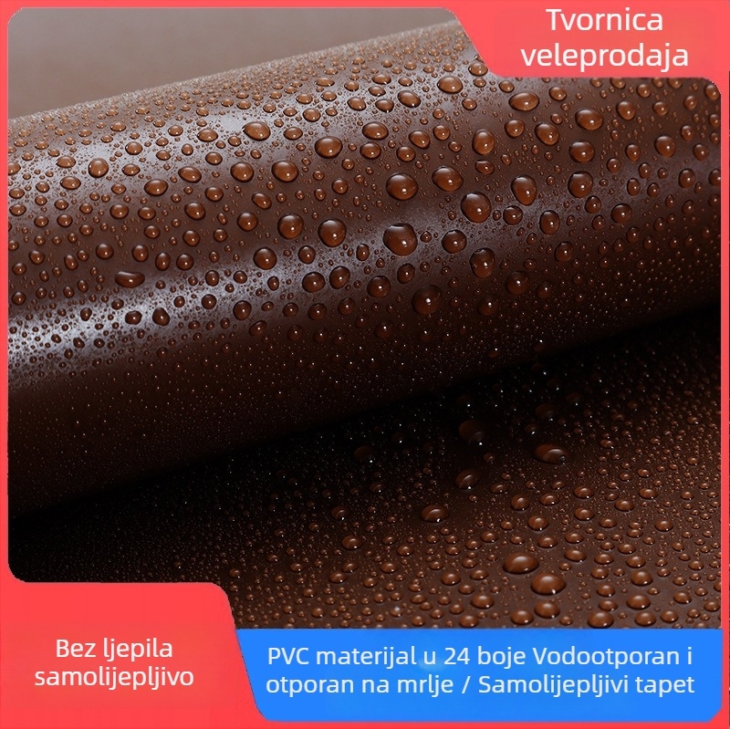 Samoljepljiva PVC tapeta za zidove i prozore – otporna na vlagu, dekorativni uzorak, moderni minimalistički stil, trostruka konstrukcija