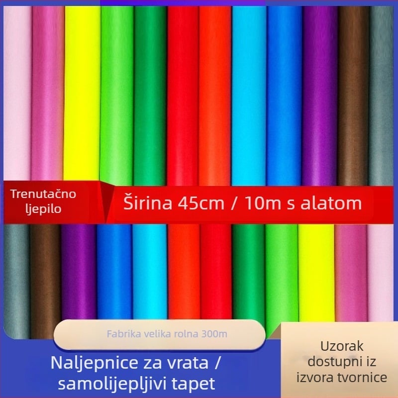 Samoljepljiva PVC tapeta za zidove i prozore – otporna na vlagu, dekorativni uzorak, moderni minimalistički stil, trostruka konstrukcija