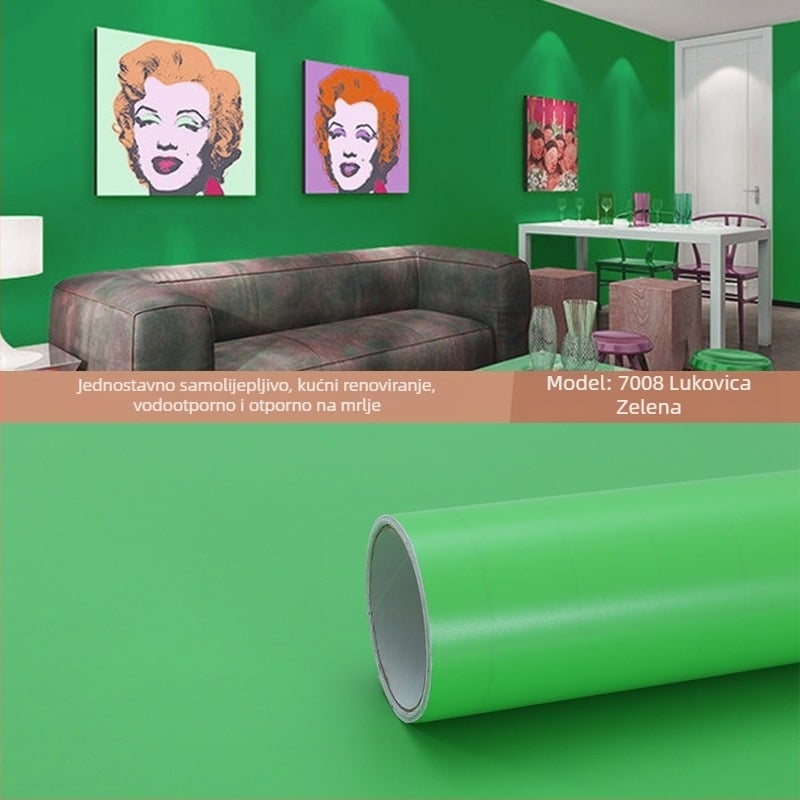 Samoljepljiva PVC tapeta za zidove i prozore – otporna na vlagu, dekorativni uzorak, moderni minimalistički stil, trostruka konstrukcija