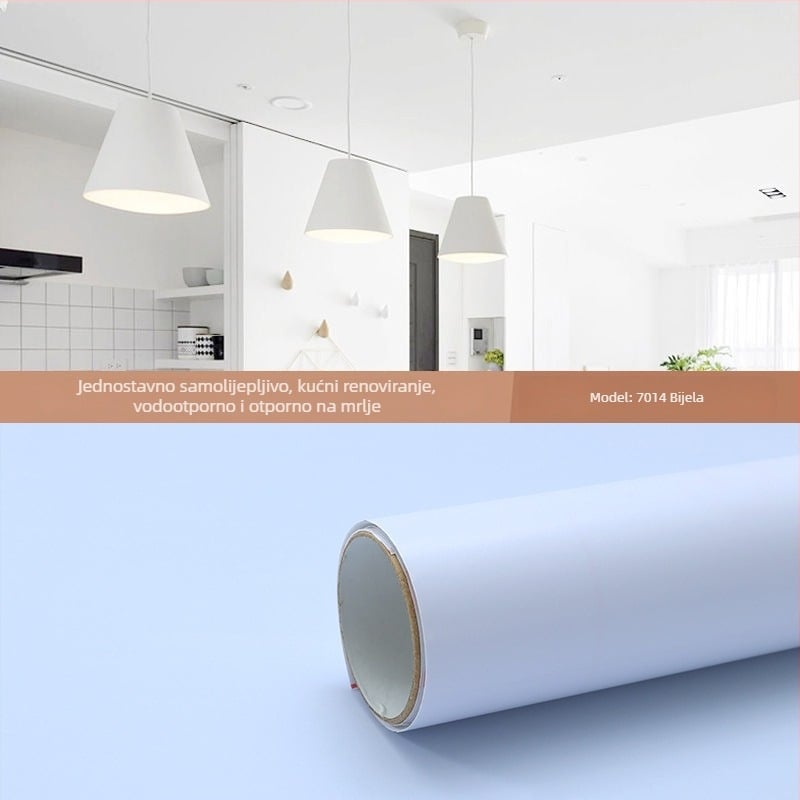 Samoljepljiva PVC tapeta za zidove i prozore – otporna na vlagu, dekorativni uzorak, moderni minimalistički stil, trostruka konstrukcija