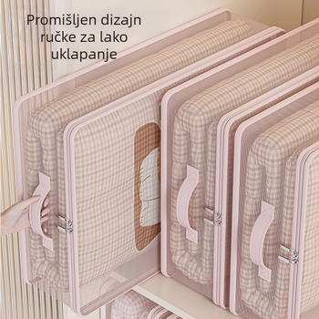 Torba za pohranu deke, kubične mrežaste konstrukcije, višenamjenski organizator za spavaću sobu, moderni minimalistički stil