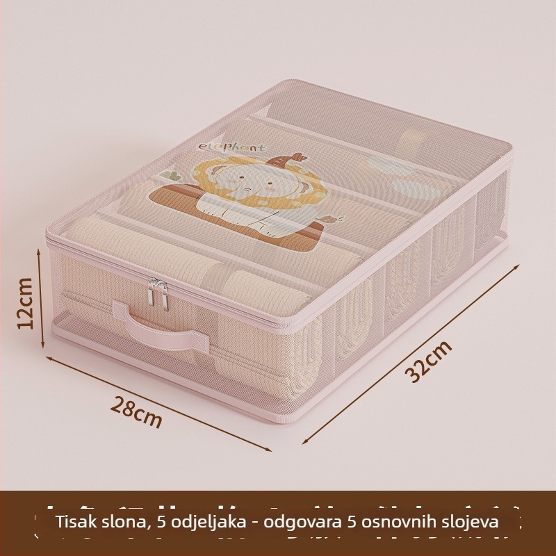 Torba za pohranu deke, kubične mrežaste konstrukcije, višenamjenski organizator za spavaću sobu, moderni minimalistički stil