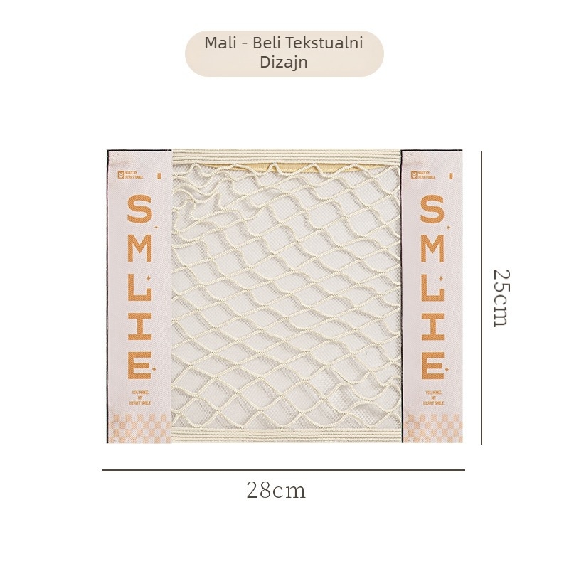 Kuhinjska mrežasta torba za skladištenje sa Velcro kopčom, poliester, model Y, višestruka namjena