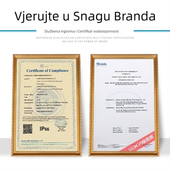 Vanjska vodootporna kutija za spoje od ABS plastike, kućište s V0 otpornošću na plamen