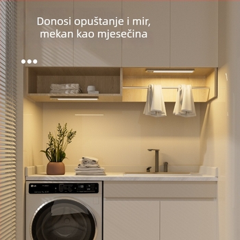 Senzorsko noćno svjetlo s ugrađenom baterijom, glatko podešavanje jačine LED trake