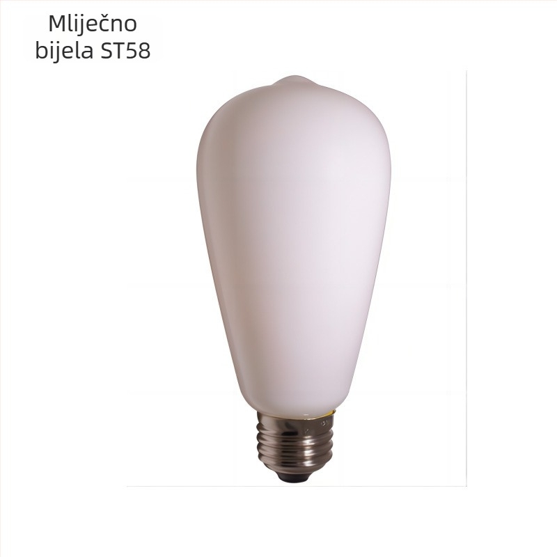 Edison LED filament žarulja E27 ST64, 220V, 480 lm, 360° snop, regulabilna