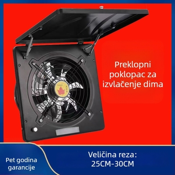 Prozorni ispušni ventilator Fd-250, 220V, 70W, 50Hz, viseća ugradnja