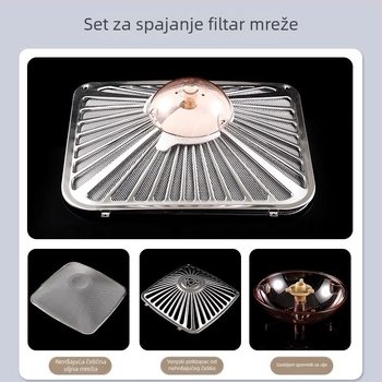 Boss filter za kuhinjski napa: unutarnja mreža 8212, zaštita dima 8210, mreža filtriranja ulja 8010