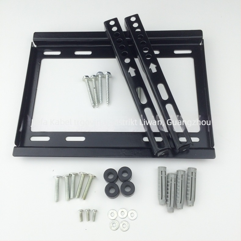 Zidni nosač za LED/LCD televizor – univerzalni fiksni, metalni držač, nosivost preko 15 kg