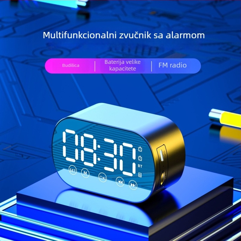 Bluetooth stolni zvučnik s ugrađenom baterijom, 10W, 30 Hz–15 kHz, SNR ispod 60 dB