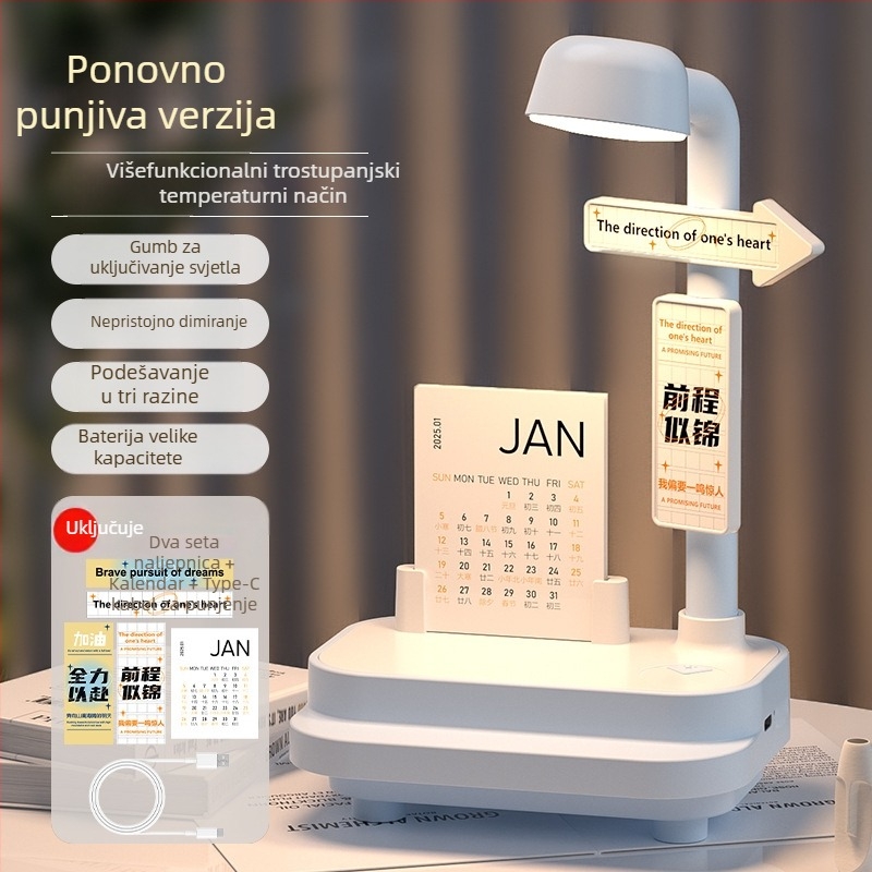 Kreativna Bluetooth audio noćna svjetiljka za spavaću sobu, stolna lampa s dvostrukom funkcijom, 3 boje temperature, 1200Ah baterija, 5V/2A