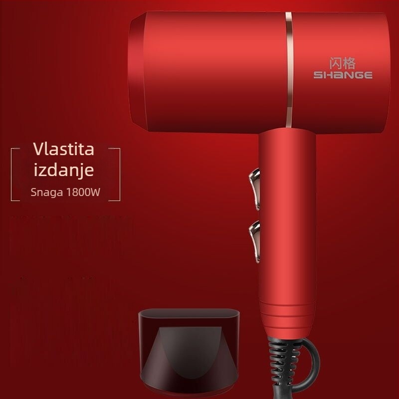 Sušilo za kosu 1800W, 220V, četkasti motor, hladan/vruć zrak, zaštita od pregrijavanja
