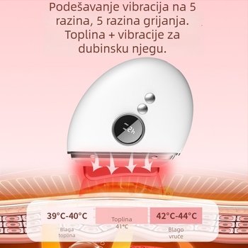 Masirač za lice i vrat s terapijom boja svjetla, prijenosni, ugrađena baterija 800–1000 mAh, IPX0