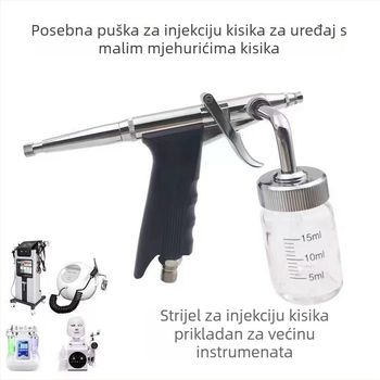 Quan Wanli Uređaj za hidrataciju ljepote – Injekcija kisika i sprej, Prijenosno, IPX8 Vodootporno, Bez baterije