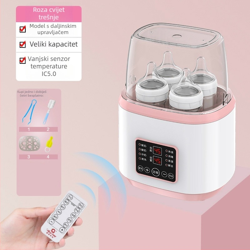 Dvostruki grijač mlijeka i sterilizator bočice AY-N18, 170W, 220V AC, PP