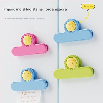 Klip za brtvljenje vrećica, plastika za hranu, otporan na vlagu i čuvanje svježine, kućanska kuhinja (JSQFKJ)