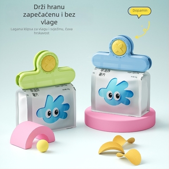 Klip za brtvljenje vrećica, plastika za hranu, otporan na vlagu i čuvanje svježine, kućanska kuhinja (JSQFKJ)
