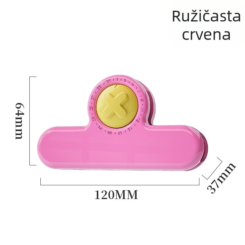 Klip za brtvljenje vrećica, plastika za hranu, otporan na vlagu i čuvanje svježine, kućanska kuhinja (JSQFKJ)