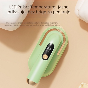 Ručna parna pegla s dvostrukom uporabom – suho i mokro, 1500W, 111–240V, PC unutarnji spremnik, model XH-818, 6 načina