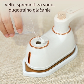 Parni glačalo za odjeću, ručno, prijenosno, ABS spremnik, 40W, AC 111–240V, kapacitet <0,8 L