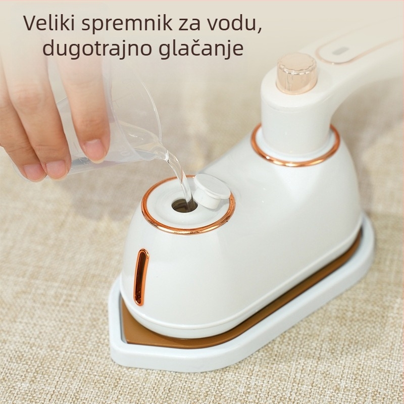 Parni glačalo za odjeću, ručno, prijenosno, ABS spremnik, 40W, AC 111–240V, kapacitet <0,8 L
