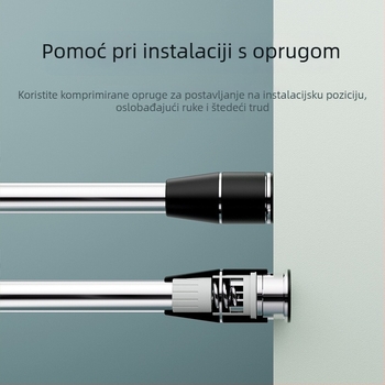 Epai teleskopska šipka za odjeću od nehrđajućeg čelika — za sušenje na balkonu, moderni minimalizam, lansirano 2020.