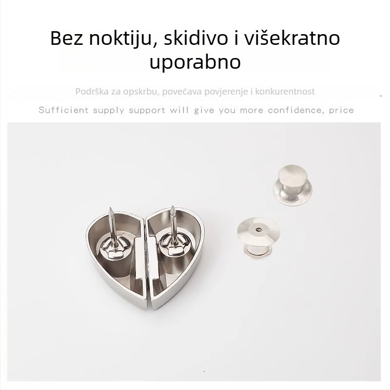 Friendly magnetska kopča za zavjese od legure, moderni minimalistički stil, prilagodljiva