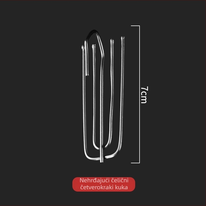 Kuka za zavjese S-oblika – željezo, moderan minimalistički stil, dodaci za zavjese