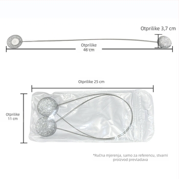 Lucky kopča za zavjese - akrilni materijal, prilagodljivo, mogućnost privatne marke, jednostavan i moderan dizajn