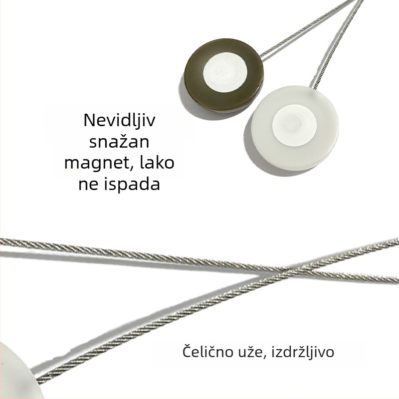 Lucky kopča za zavjese - akrilni materijal, prilagodljivo, mogućnost privatne marke, jednostavan i moderan dizajn