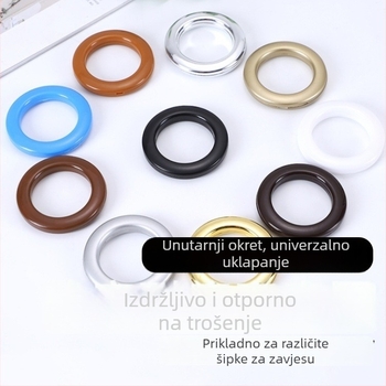 20 magnetskih prstenova za zavjese za rimski štap – kružni prsteni, moderan minimalistički stil, Neck Strength marka