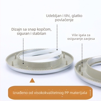 20 magnetskih prstenova za zavjese za rimski štap – kružni prsteni, moderan minimalistički stil, Neck Strength marka