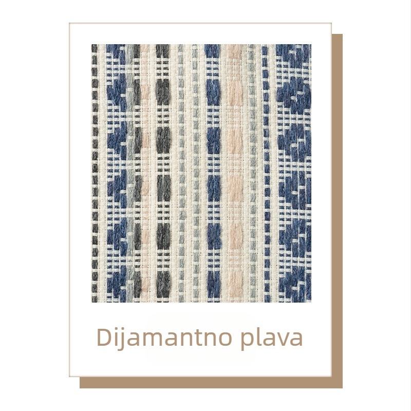 Dianrui zavjese, poliester, boje po vlaknu, visoko zasjenjenje 71-90%, francuski stil, prilagođene dimenzije zavjesa