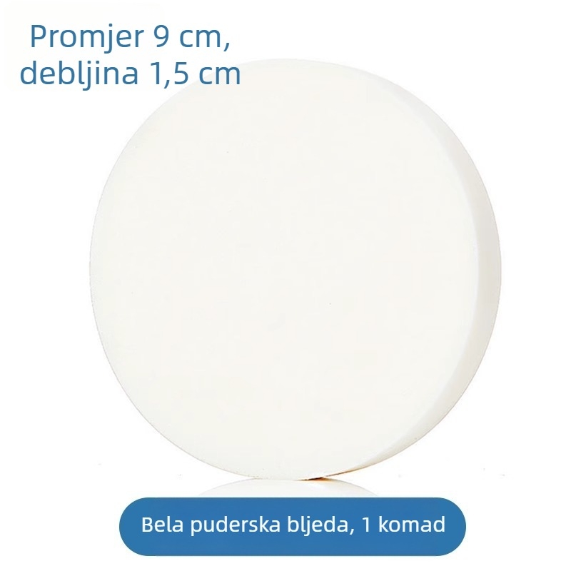 Spužvica za puder s flokiranom površinom, kružna za mokru i suhu primjenu, marke Friendly, artikl kod Ylhcfp-001, pakiranje 1