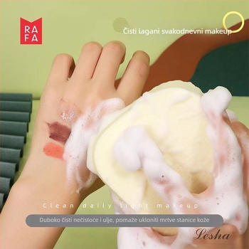 Konjac spužva za čišćenje lica s masiranjem bisera, u kutiji — pjenasto čišćenje, materijal PVA, 240 kom.