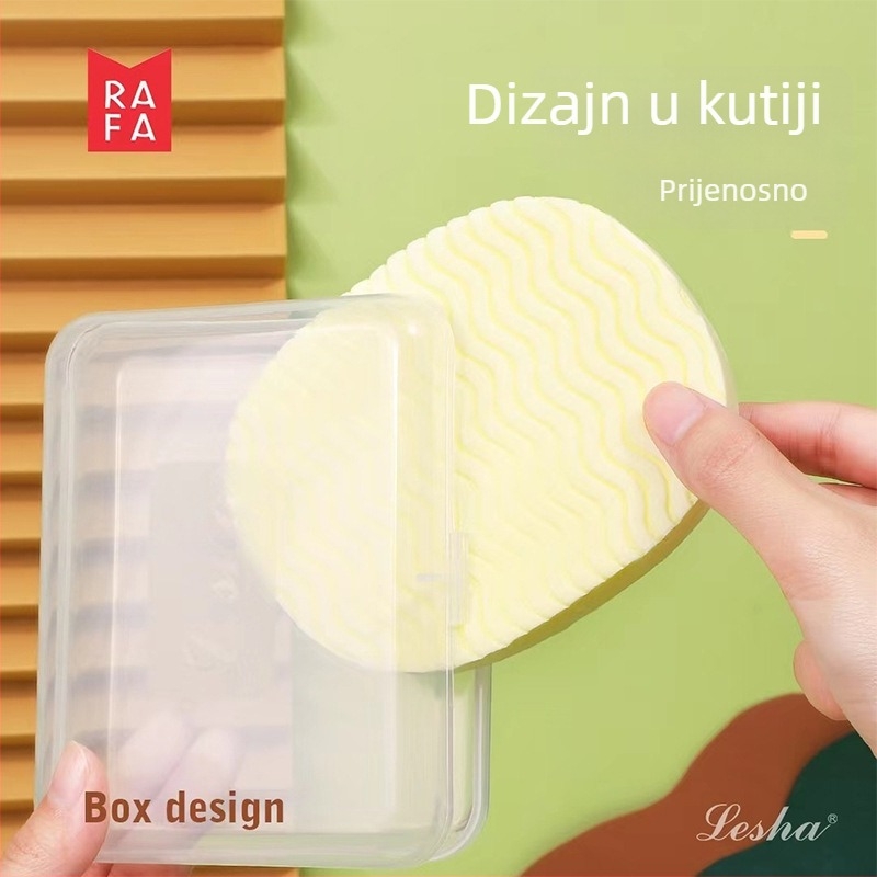 Konjac spužva za čišćenje lica s masiranjem bisera, u kutiji — pjenasto čišćenje, materijal PVA, 240 kom.