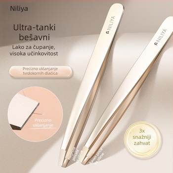 Niliya Visoko precizne pincete za obrve — set alata za obrve, trepavice i tanke dlačice