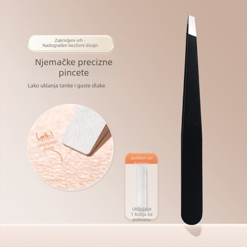 Niliya Visoko precizne pincete za obrve — set alata za obrve, trepavice i tanke dlačice