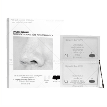 Bang Wei nazalna maska za njegu T-zone — dubinsko čišćenje, uklanjanje crnih točaka i zatezanje pora.