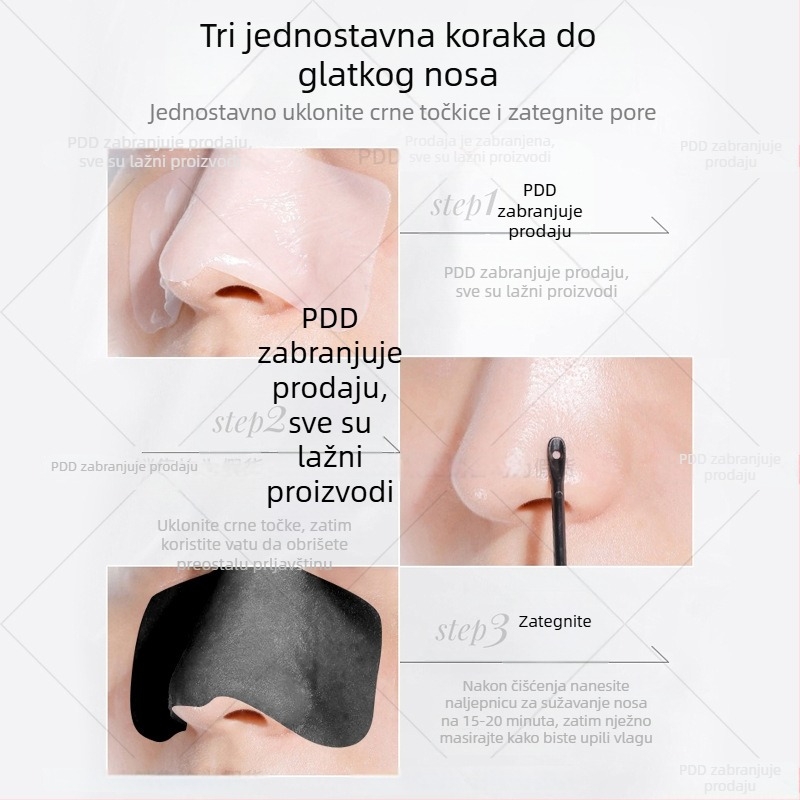 Bang Wei nazalna maska za njegu T-zone — dubinsko čišćenje, uklanjanje crnih točaka i zatezanje pora.