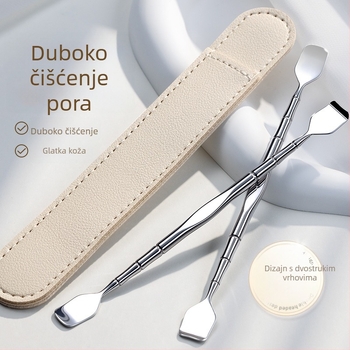 Niliya Ručni alat od nehrđajućeg čelika za uklanjanje mitesa, čišćenje nosa i folikula dlake