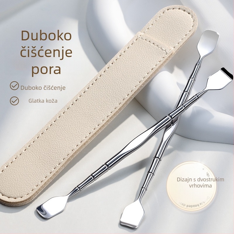 Niliya Ručni alat od nehrđajućeg čelika za uklanjanje mitesa, čišćenje nosa i folikula dlake