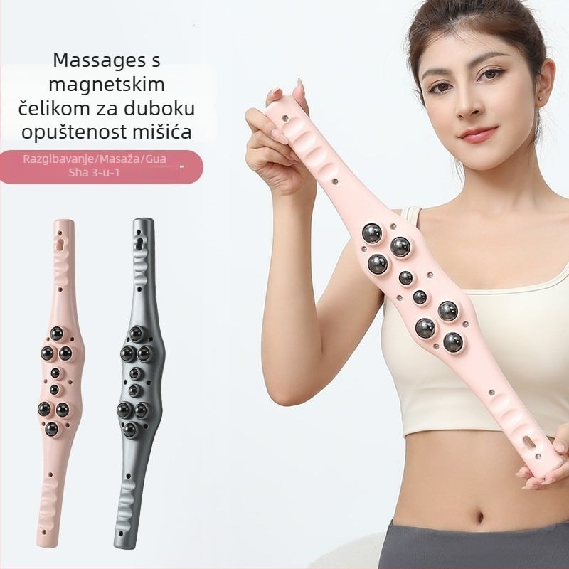 Masiraju štapić s magnetom – prijenosni meridijanski masažni alat za zdravlje i fitness