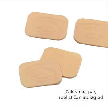 Silikonska praksa koža za 3D obrve i kapke za tetoviranje, univerzalna primjena, 30 g