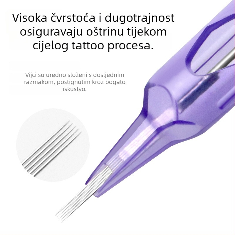 Jednokratna All-in-One igla za tetovažne strojeve – univerzalna uporaba za usne, puder obrve i linija oka