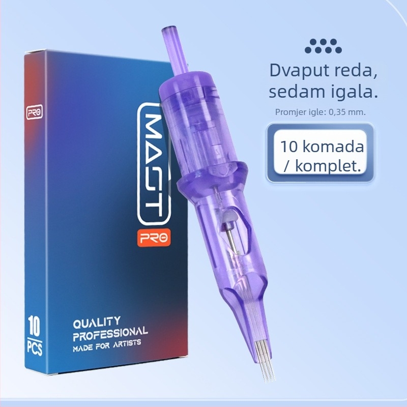 Jednokratna All-in-One igla za tetovažne strojeve – univerzalna uporaba za usne, puder obrve i linija oka