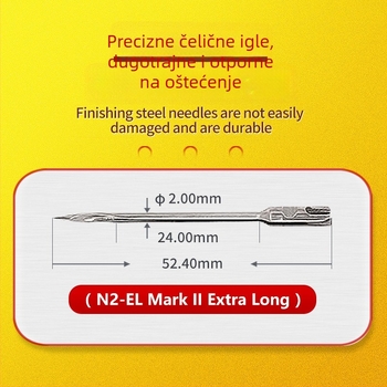 SAGA pištolj za etikete 60EL, produžena igla, za odjeću, tekstil i pakiranje