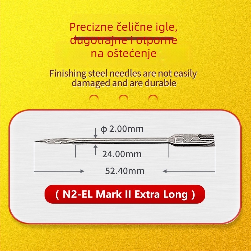 SAGA pištolj za etikete 60EL, produžena igla, za odjeću, tekstil i pakiranje