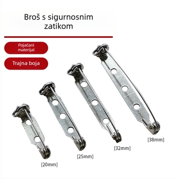 Corsage pin, metalni, moderni minimalistički stil (Materijal: Željezo; Obrada: Elektroplating; Primjena: Odjeća)