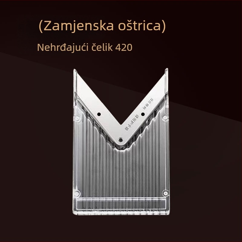 Višenamjenski rezac za povrće — ABS+420 čelik, brend AKL, mogućnost printanja logotipa, prilagodba, moderan minimalistički stil